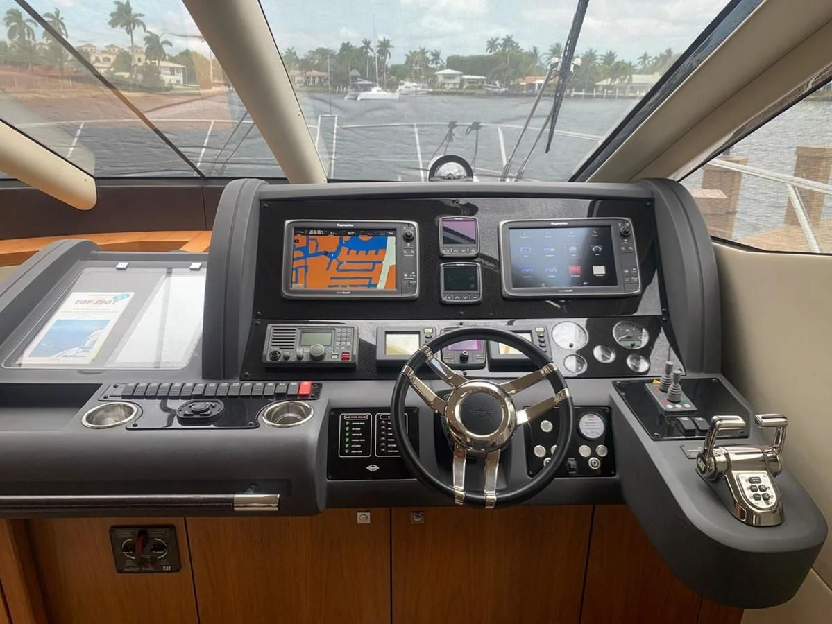 inside of a car aboard MOONLIGHT DRIVE Yacht for Sale