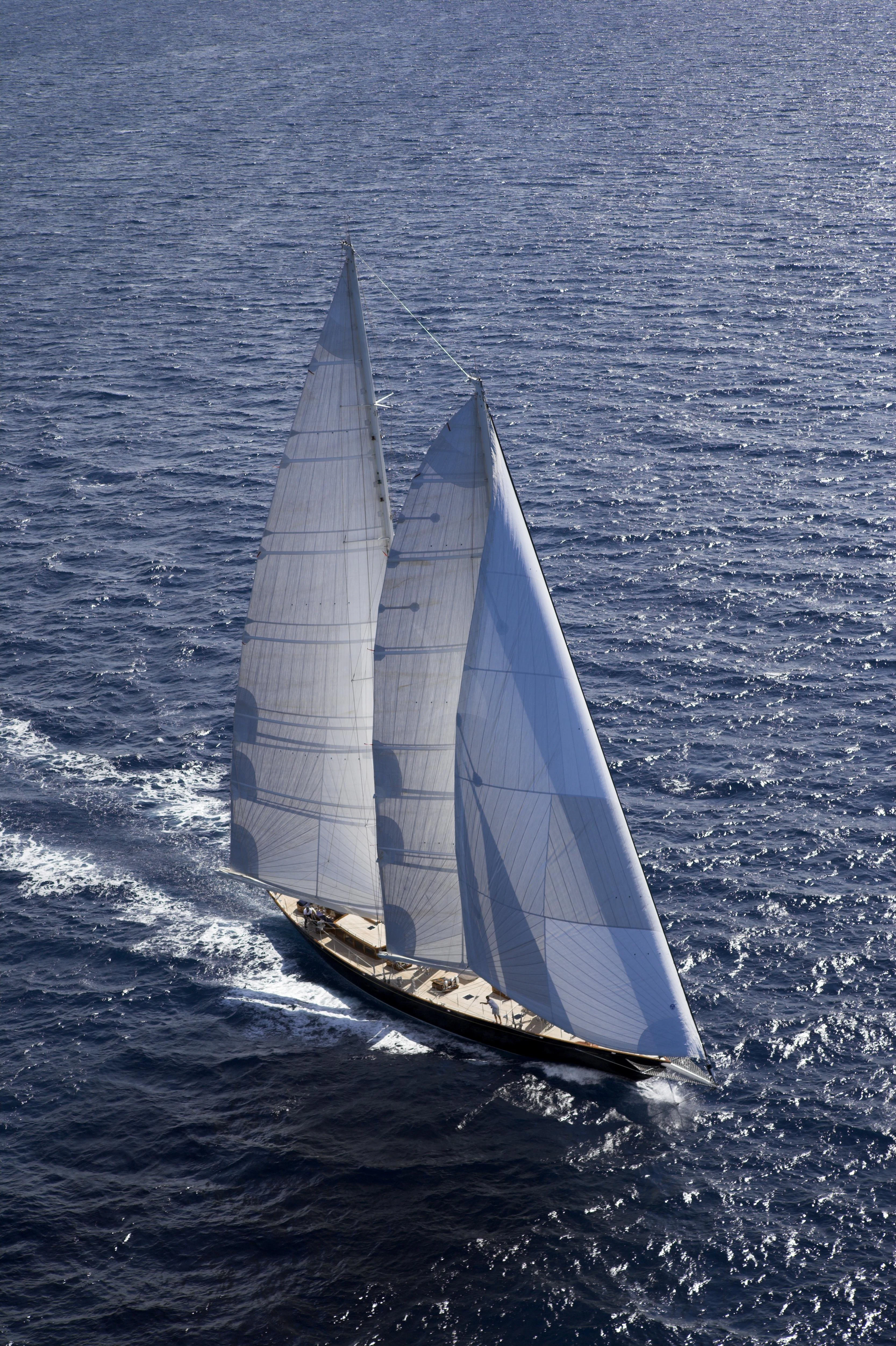 a sailboat on the water aboard SEABISCUIT Yacht for Sale