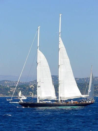 a sailboat on the water aboard SEABISCUIT Yacht for Sale