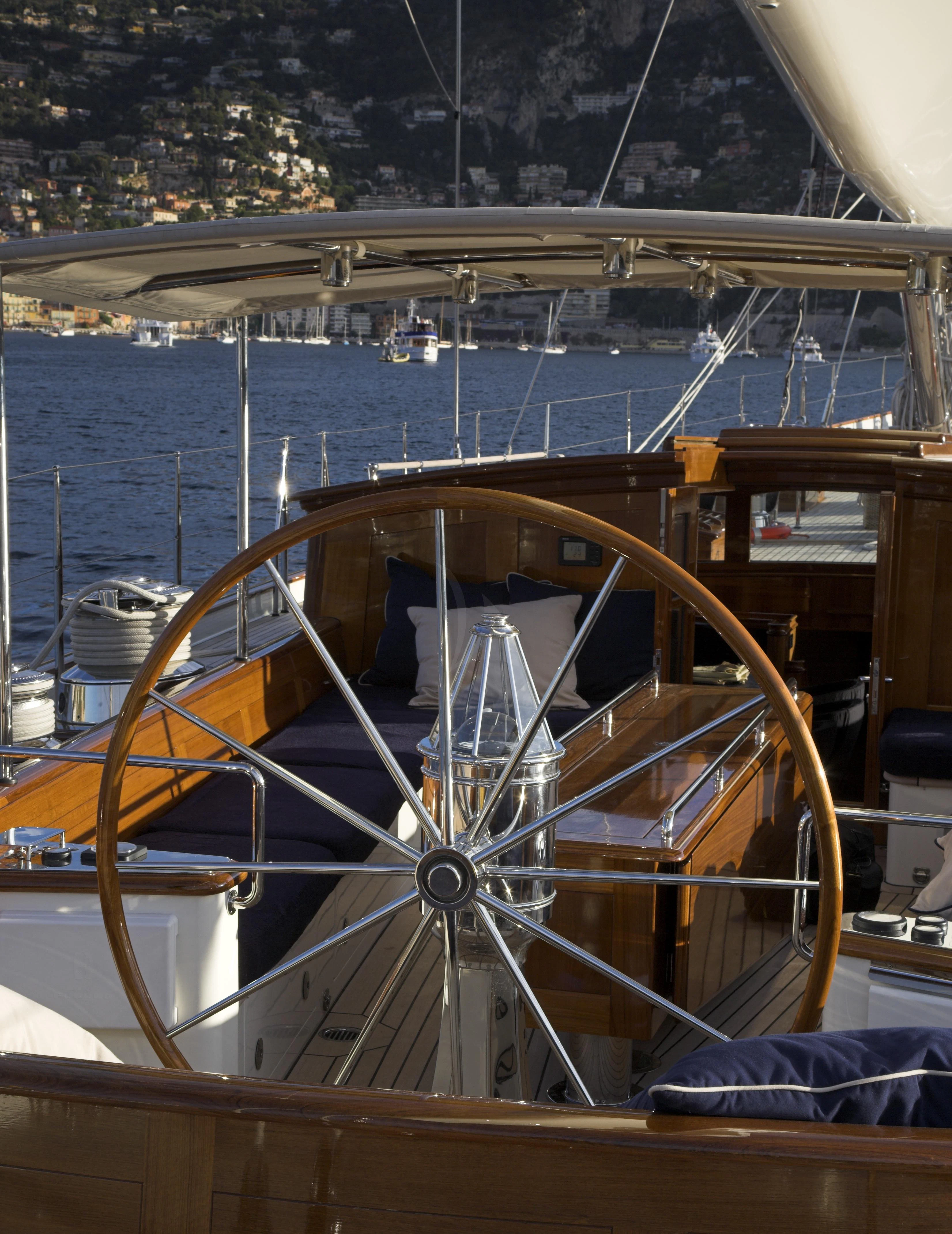 a boat on the water aboard SEABISCUIT Yacht for Sale