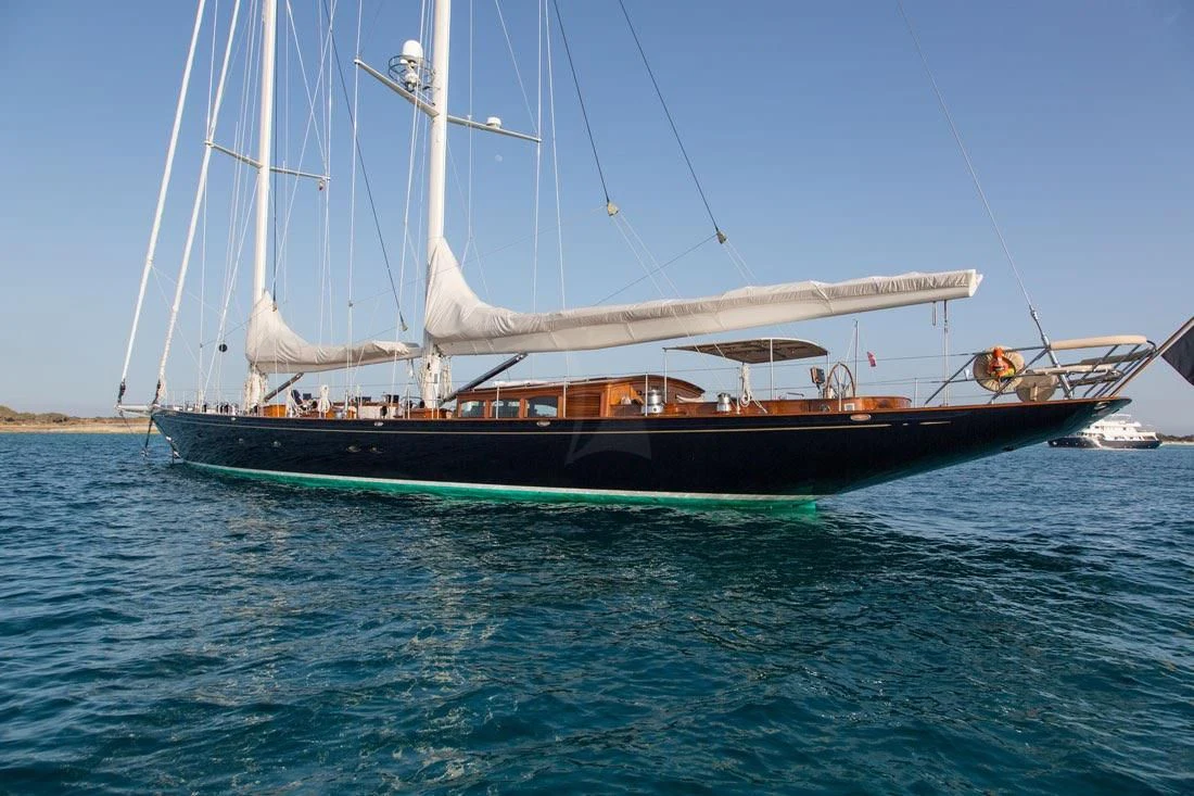a boat on the water aboard SEABISCUIT Yacht for Sale