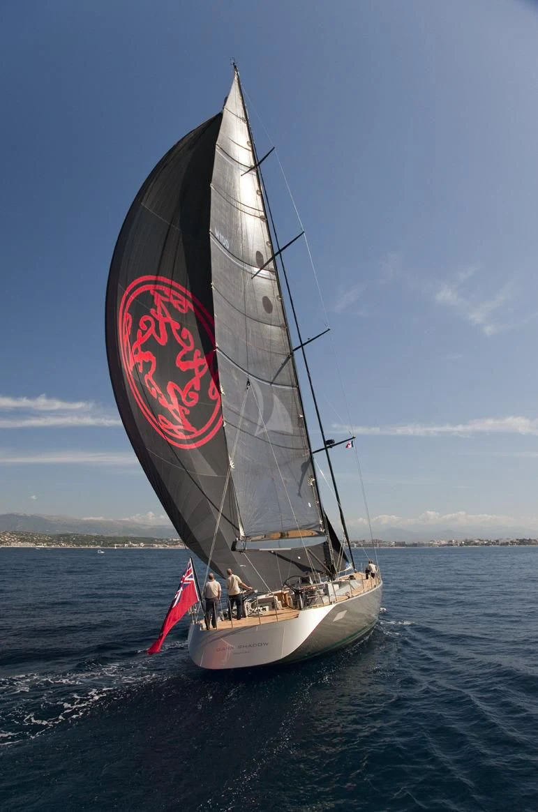 a sailboat on the water aboard RUNNING ON FAITH Yacht for Sale