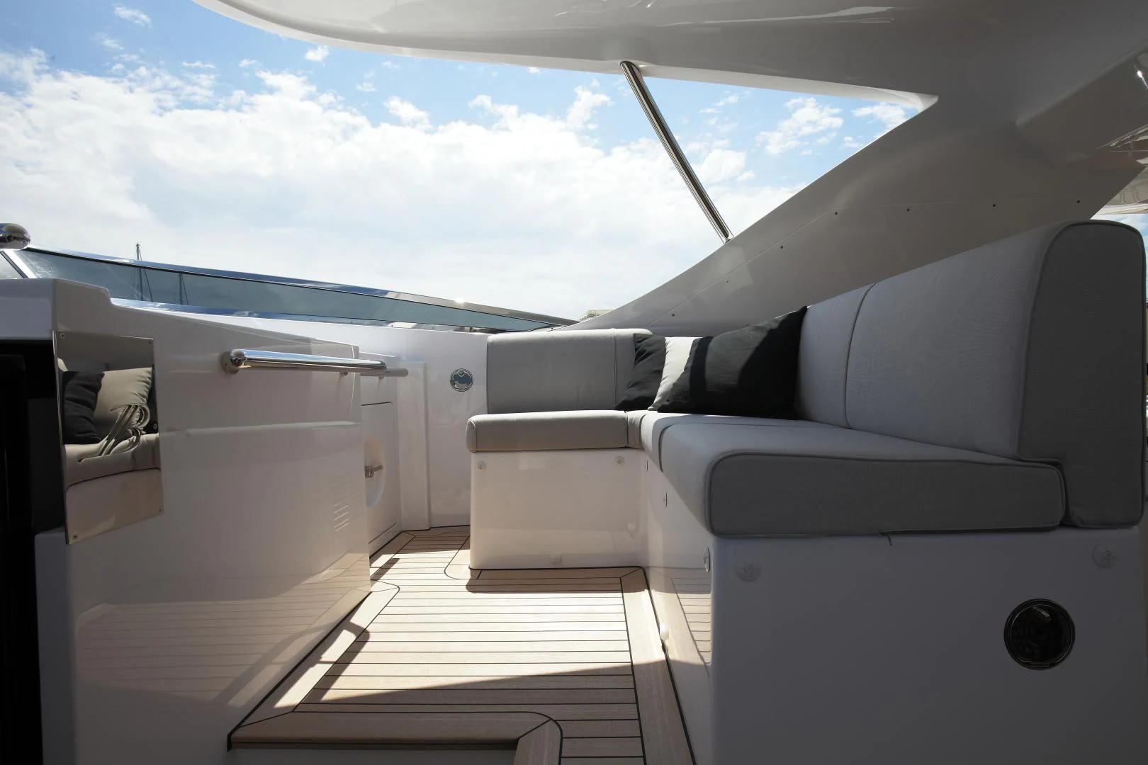 the inside of a plane aboard NOVASTAR Yacht for Sale