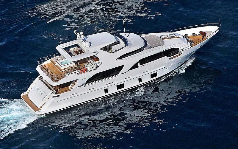 a boat on the water aboard NOVASTAR Yacht for Sale