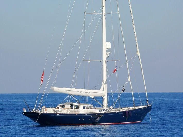 a boat in the water aboard PITUXIN VI Yacht for Sale