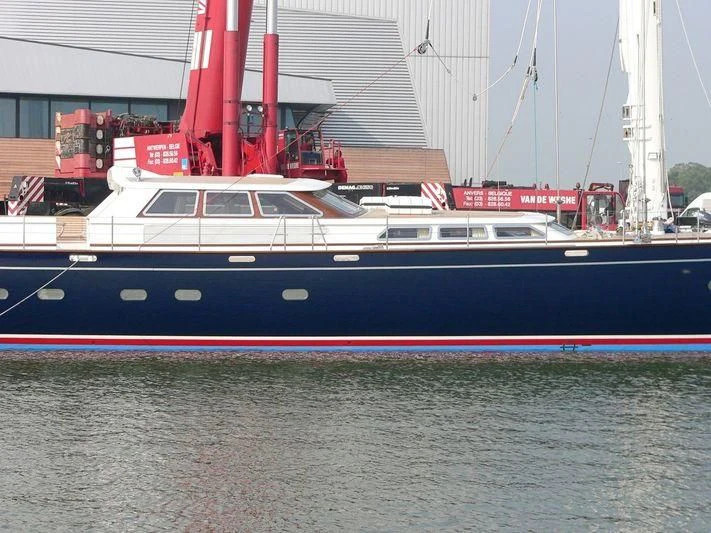 a boat in the water aboard PITUXIN VI Yacht for Sale