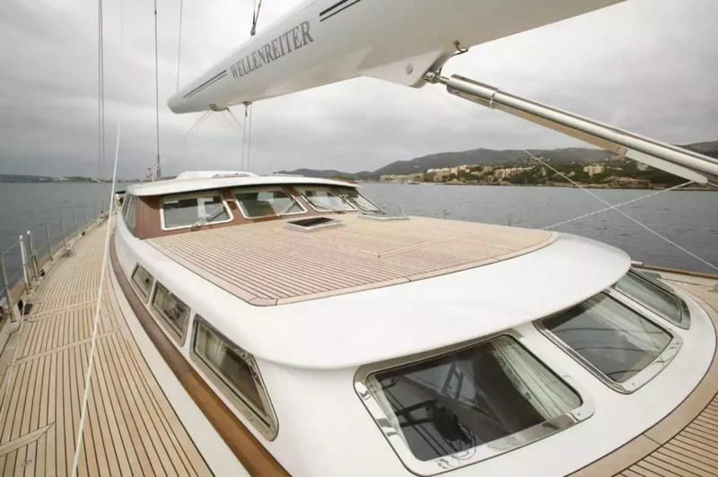 a boat on the water aboard PITUXIN VI Yacht for Sale