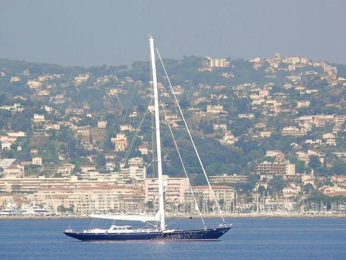 a boat sailing on the water aboard PITUXIN VI Yacht for Sale