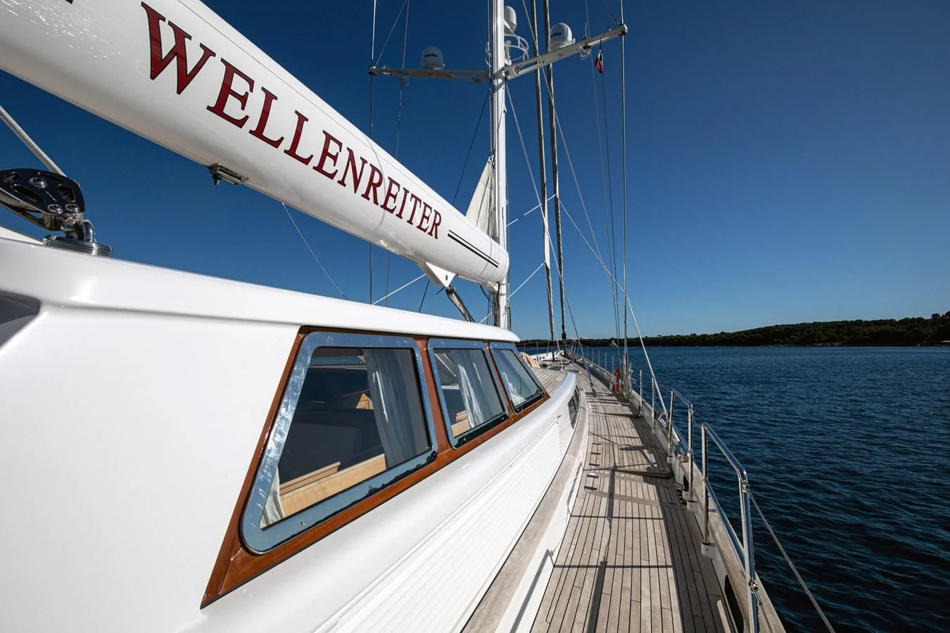 a boat on the water aboard PITUXIN VI Yacht for Sale