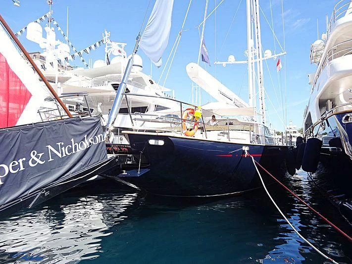 a group of boats in the water aboard PITUXIN VI Yacht for Sale
