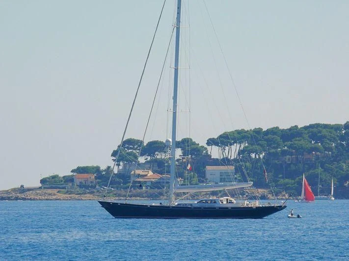 a boat sailing on the water aboard PITUXIN VI Yacht for Sale