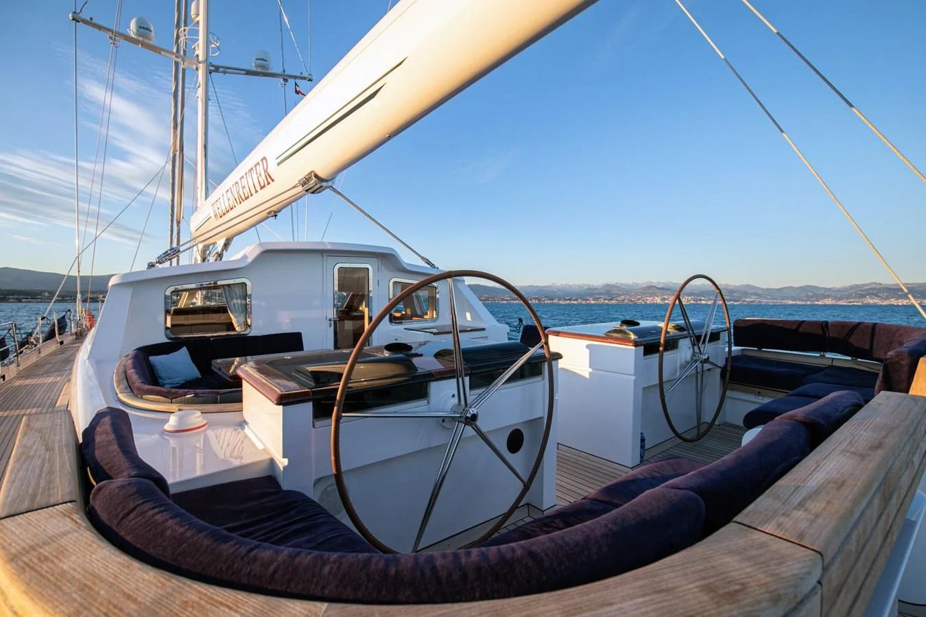 a boat on the water aboard PITUXIN VI Yacht for Sale