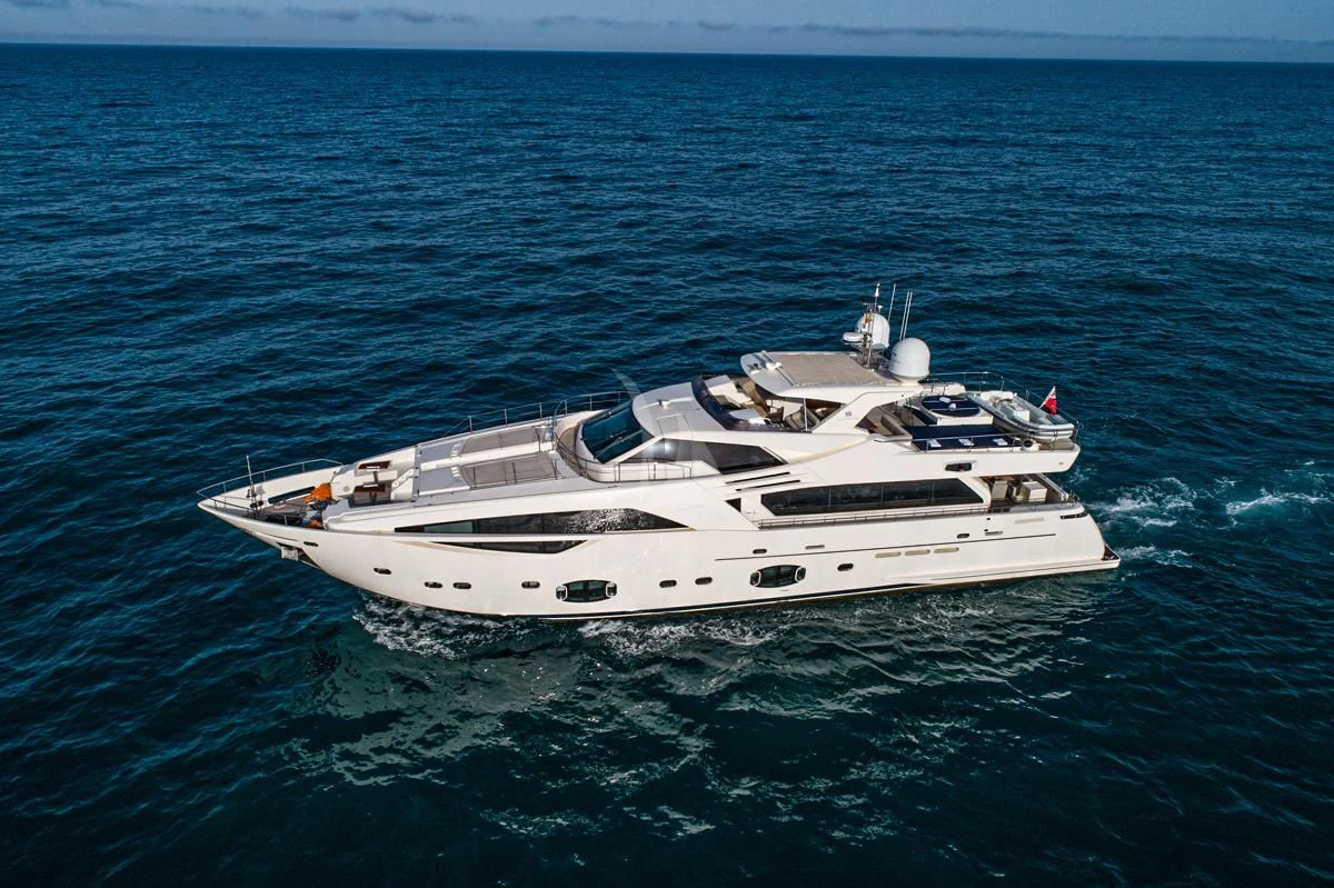 a boat in the water aboard NIKO III Yacht for Charter
