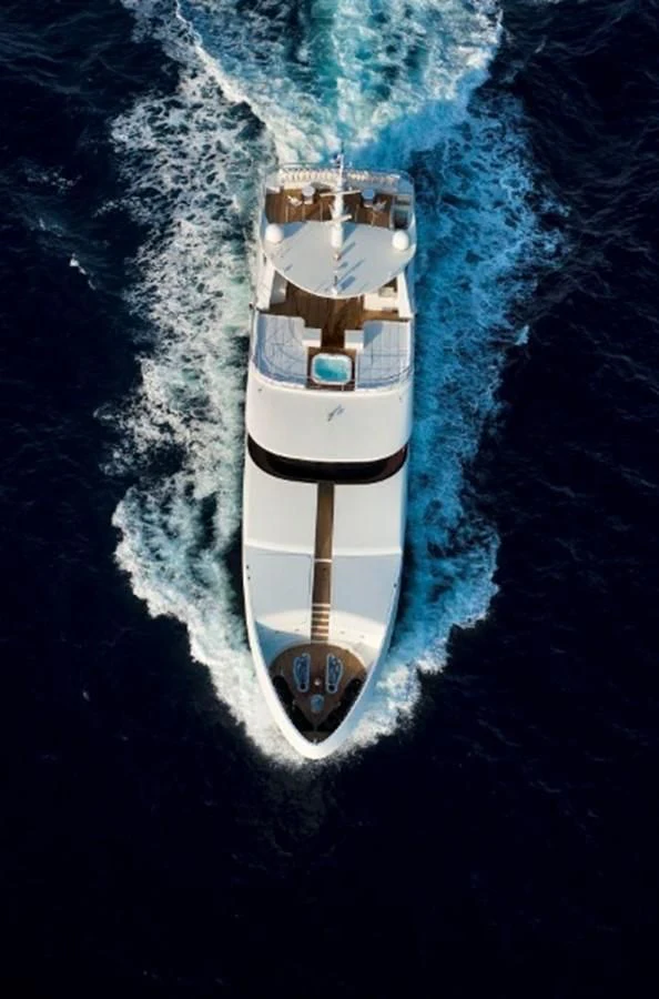 a satellite in space aboard DARLING Yacht for Sale