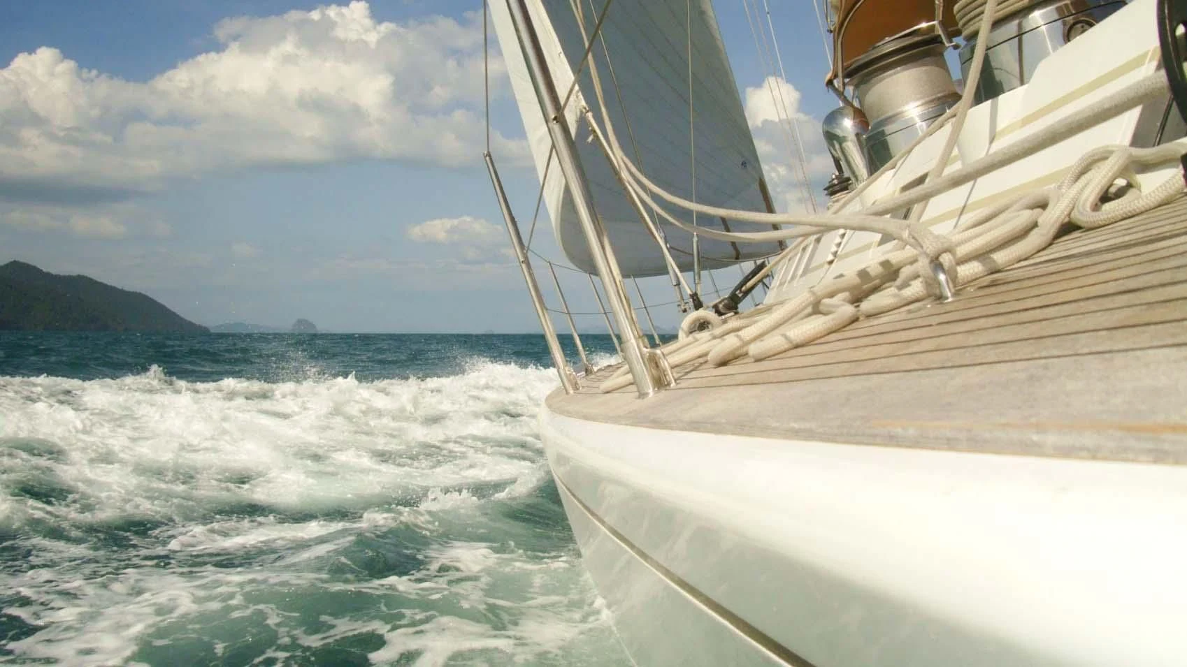a boat on the water aboard DEIANEIRA Yacht for Sale