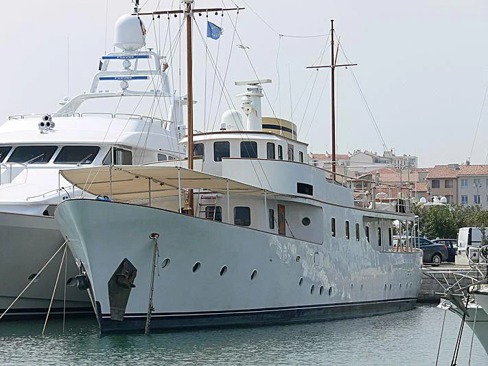 a couple of boats in the water aboard DEIANEIRA Yacht for Sale