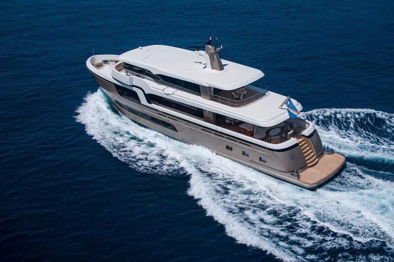 a boat on the water aboard LL Yacht for Sale