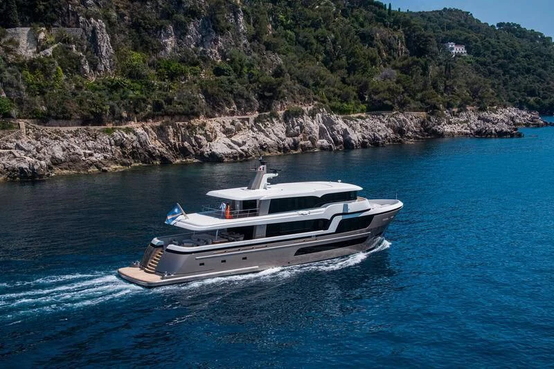 a boat on the water aboard LL Yacht for Sale