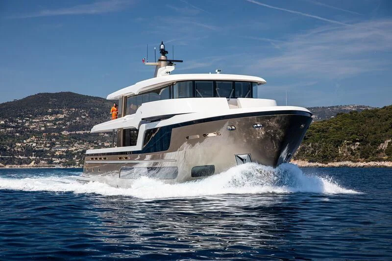 a boat on the water aboard LL Yacht for Sale