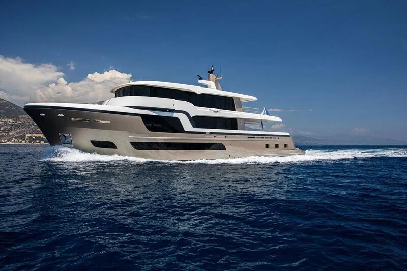 a boat on the water aboard LL Yacht for Sale