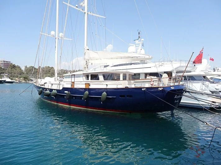 a boat in the water aboard SIX PLUS TWO Yacht for Sale