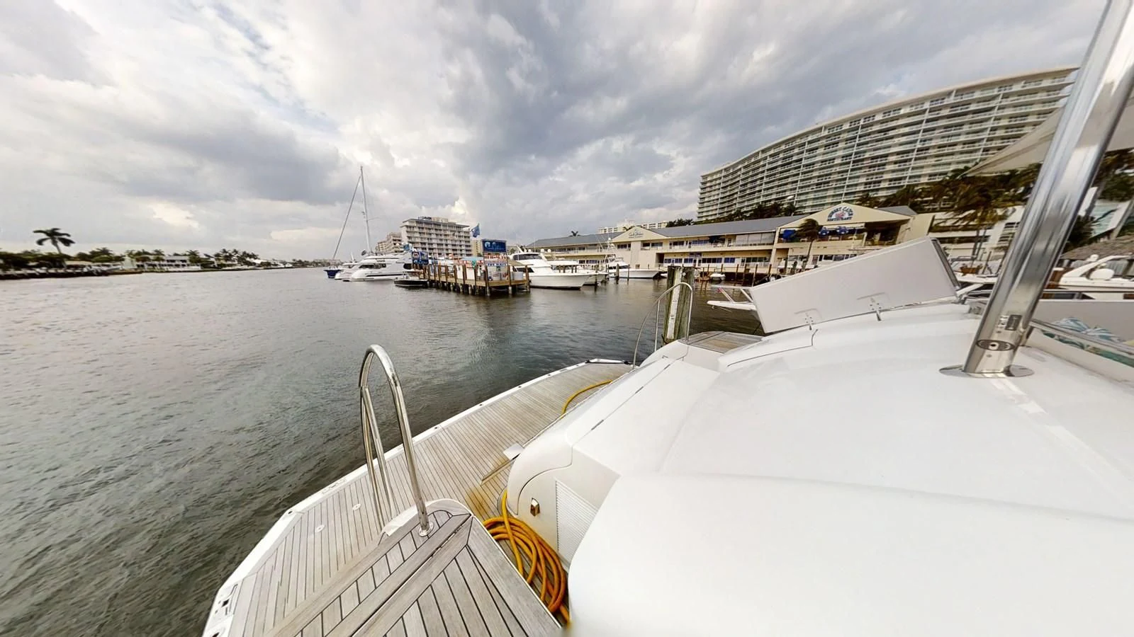 a boat on the water aboard ENTOURAGE Yacht for Sale