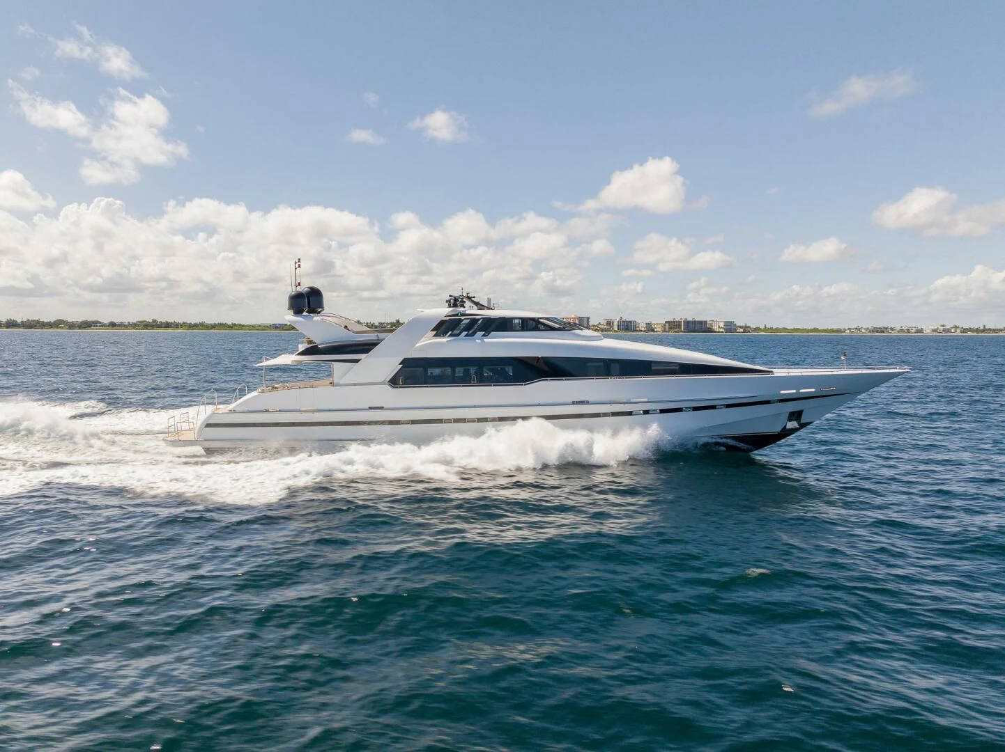 a boat on the water aboard ENTOURAGE Yacht for Sale