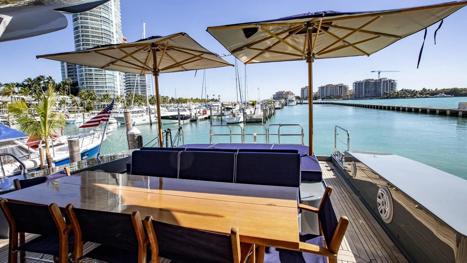 a boat on the water aboard VELOCE Yacht for Sale