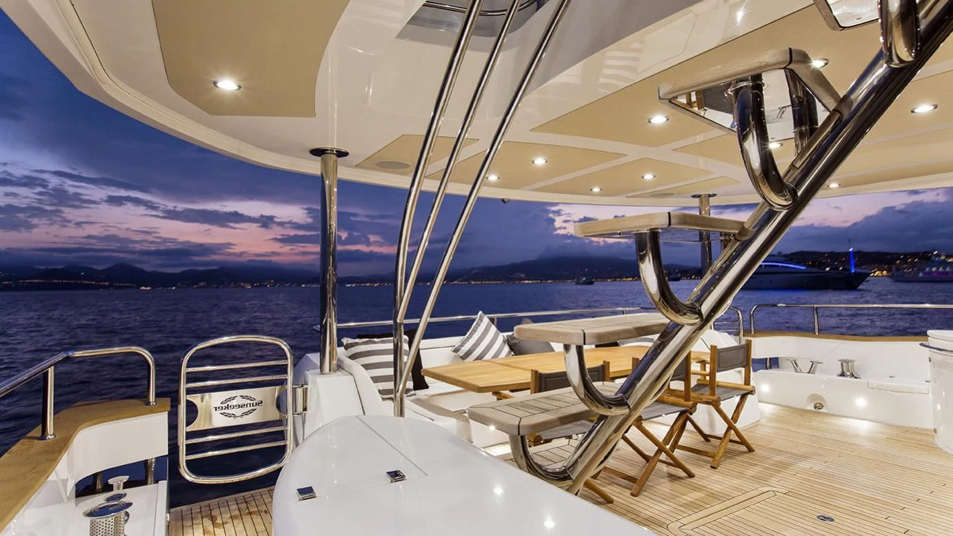 a boat on the water aboard GELATO Yacht for Sale