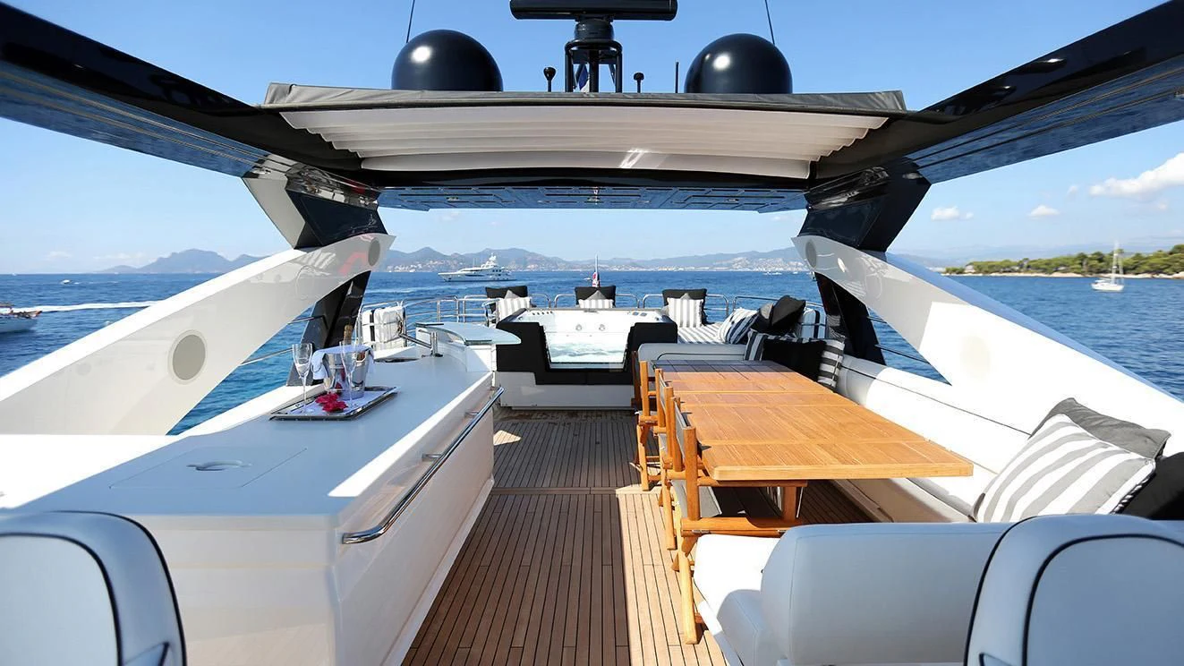 a boat on the water aboard GELATO Yacht for Sale