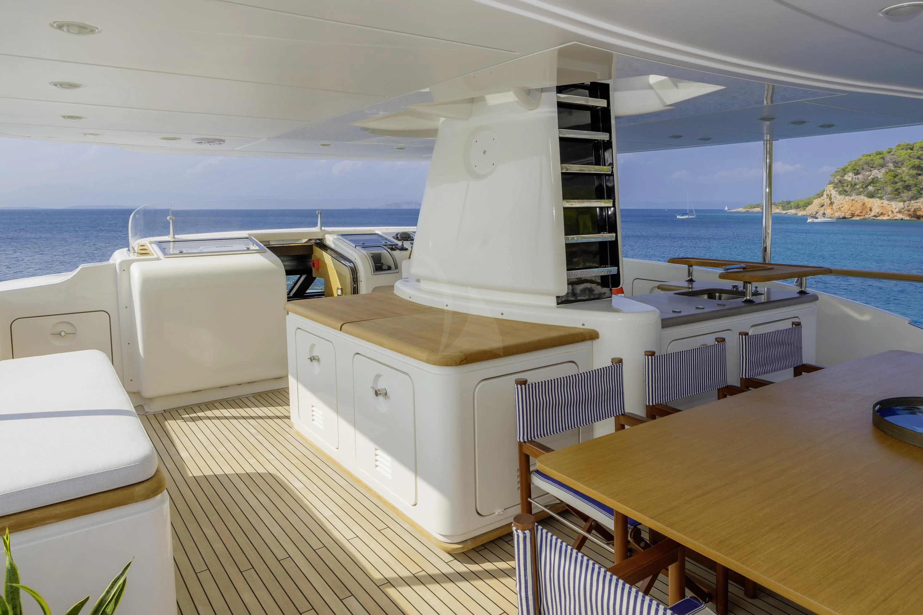 a boat on the water aboard ELYSIUM Yacht for Sale