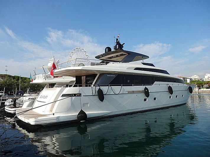 a boat on the water aboard ELYSIUM Yacht for Sale
