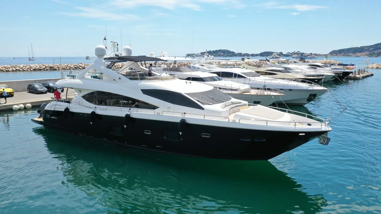 a boat in the water aboard KAPUSHA Yacht for Sale