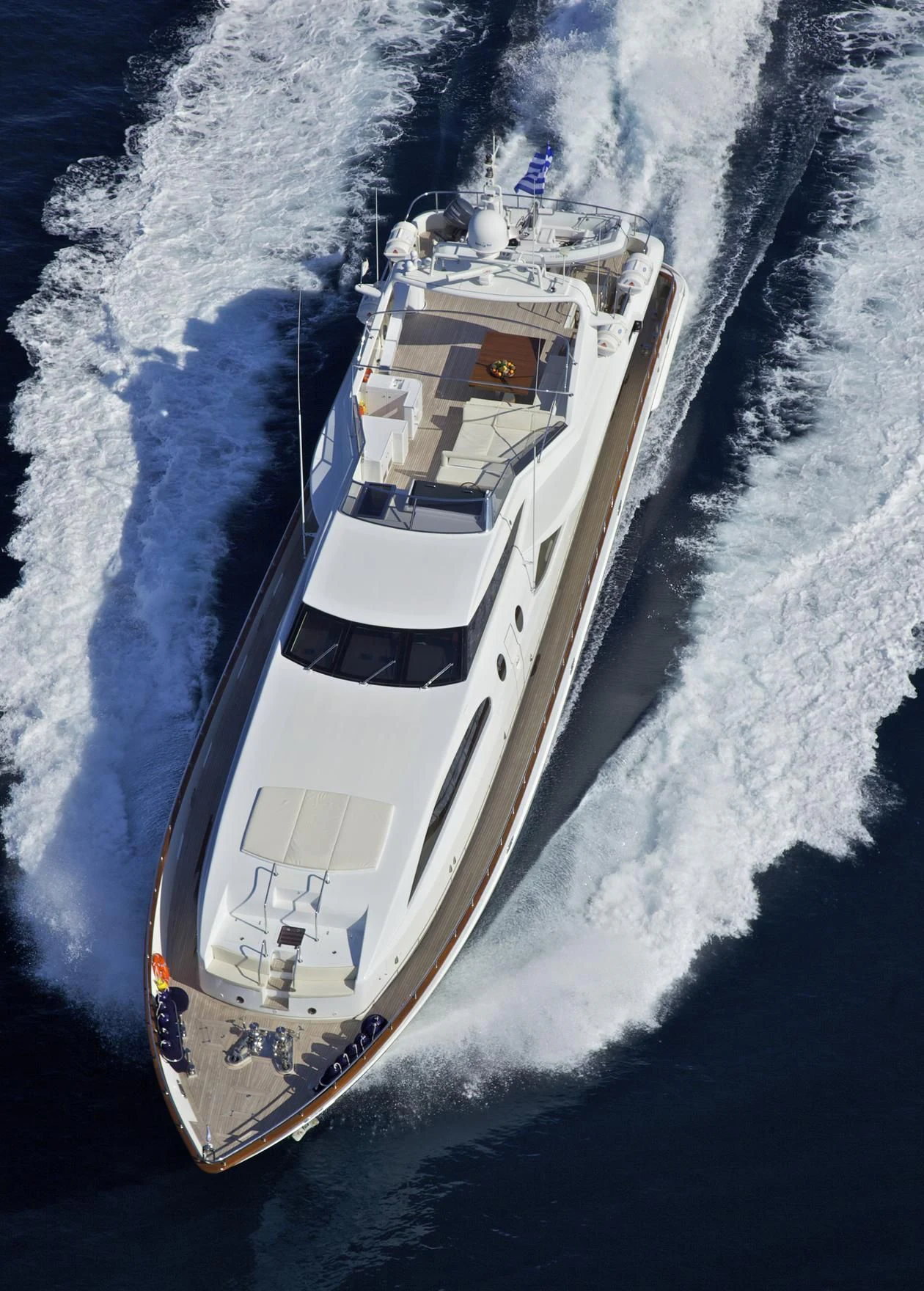 a ship in the water aboard HELIOS Yacht for Charter
