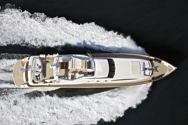 a space ship in space aboard HELIOS Yacht for Charter