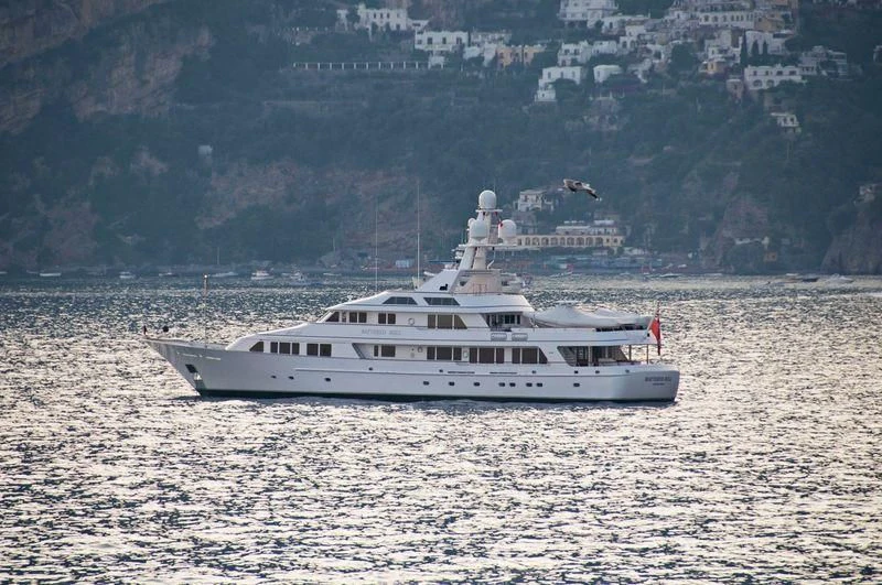 a boat in the water aboard MARIA Yacht for Sale
