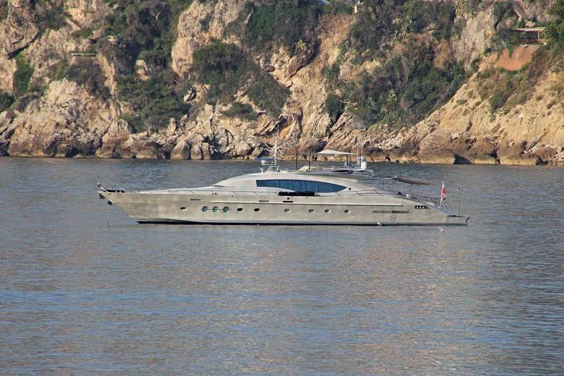 a boat on the water aboard ESCAPE Yacht for Sale