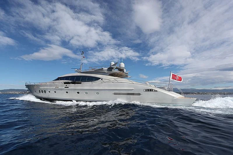 a boat on the water aboard ESCAPE Yacht for Sale