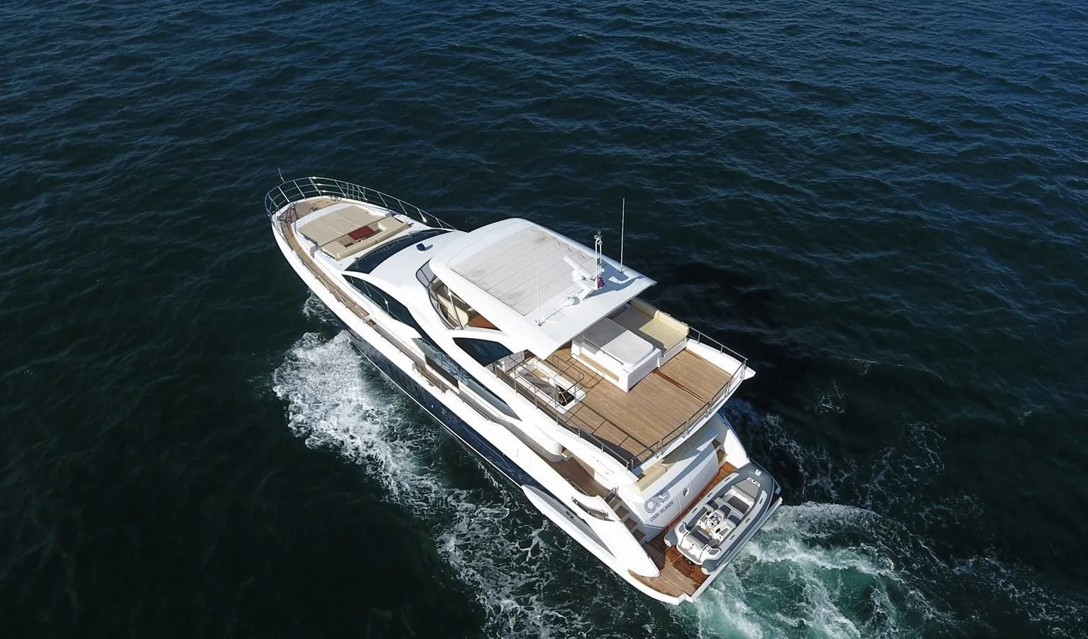 a boat on the water aboard SOLACE NT Yacht for Sale