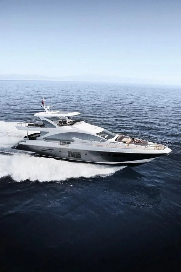 a yacht on the water aboard SOLACE NT Yacht for Sale