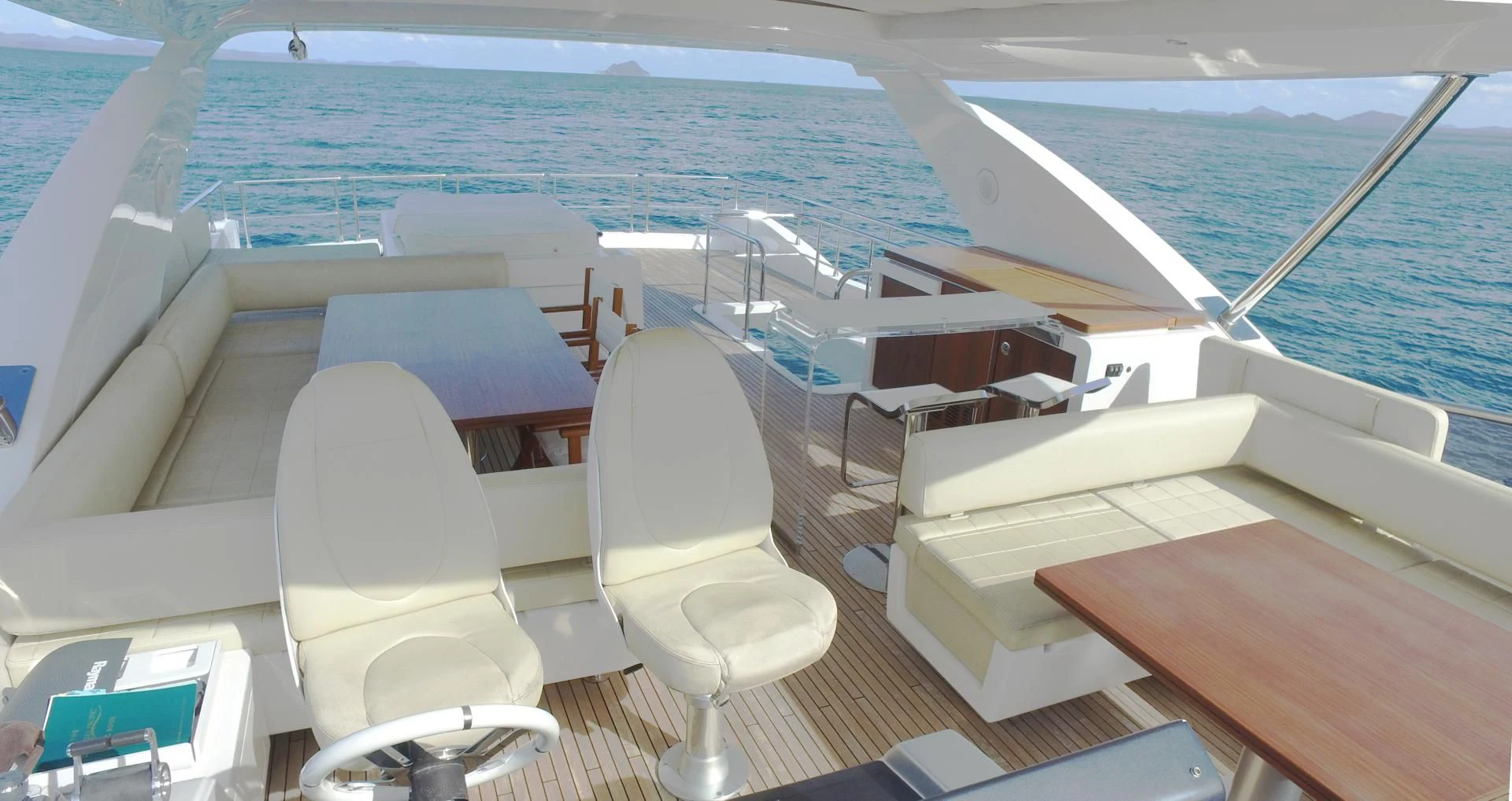 a boat on the water aboard SOLACE NT Yacht for Sale