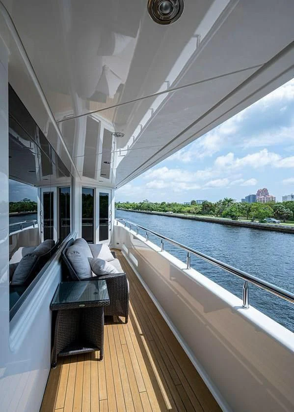 a boat on the water aboard NIGHT HOWL Yacht for Sale