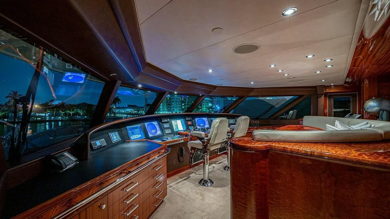 inside of a bus aboard NIGHT HOWL Yacht for Sale