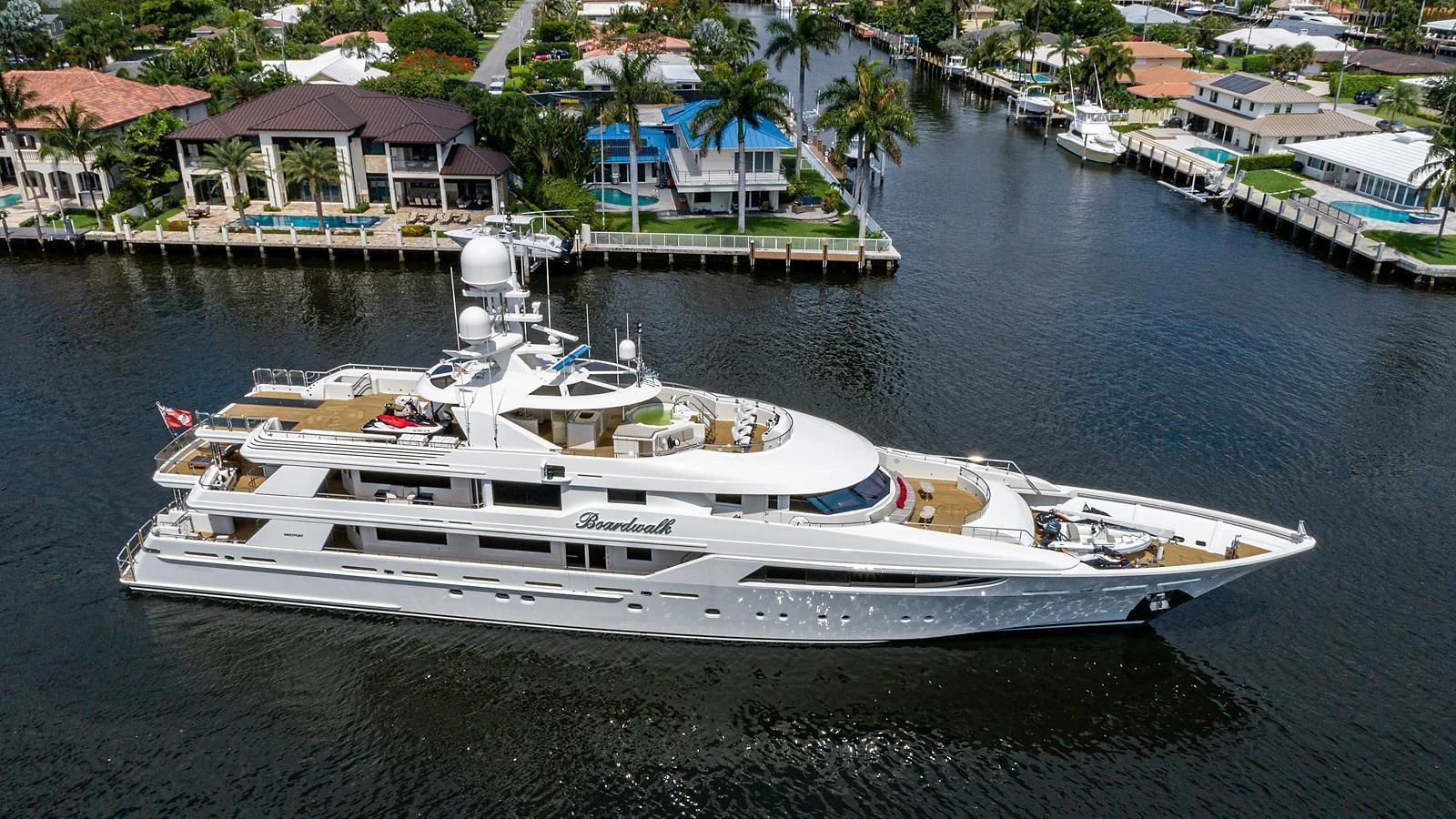a boat in the water aboard NIGHT HOWL Yacht for Sale