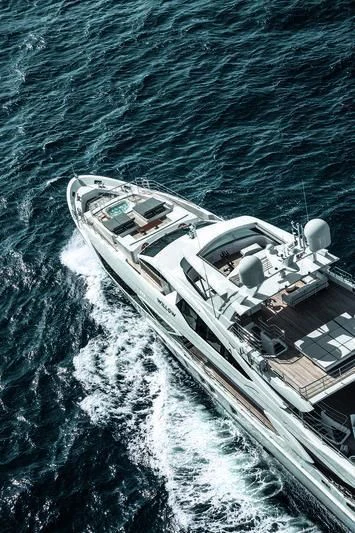 a boat on the water aboard WILLOW Yacht for Charter