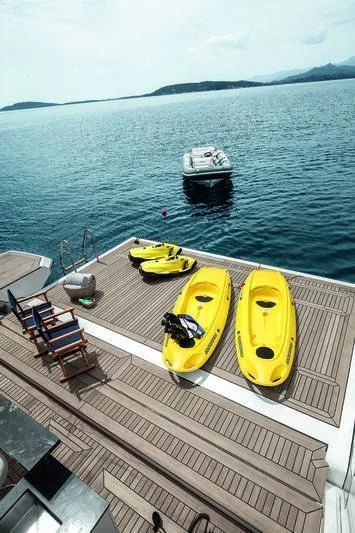 a group of boats on a dock aboard WILLOW Yacht for Charter