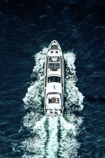 a boat in the water aboard WILLOW Yacht for Charter