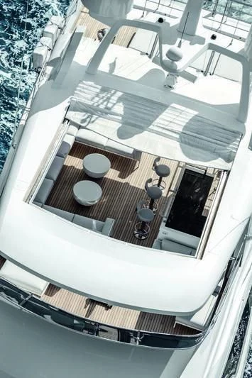 a building with a lot of windows aboard WILLOW Yacht for Charter