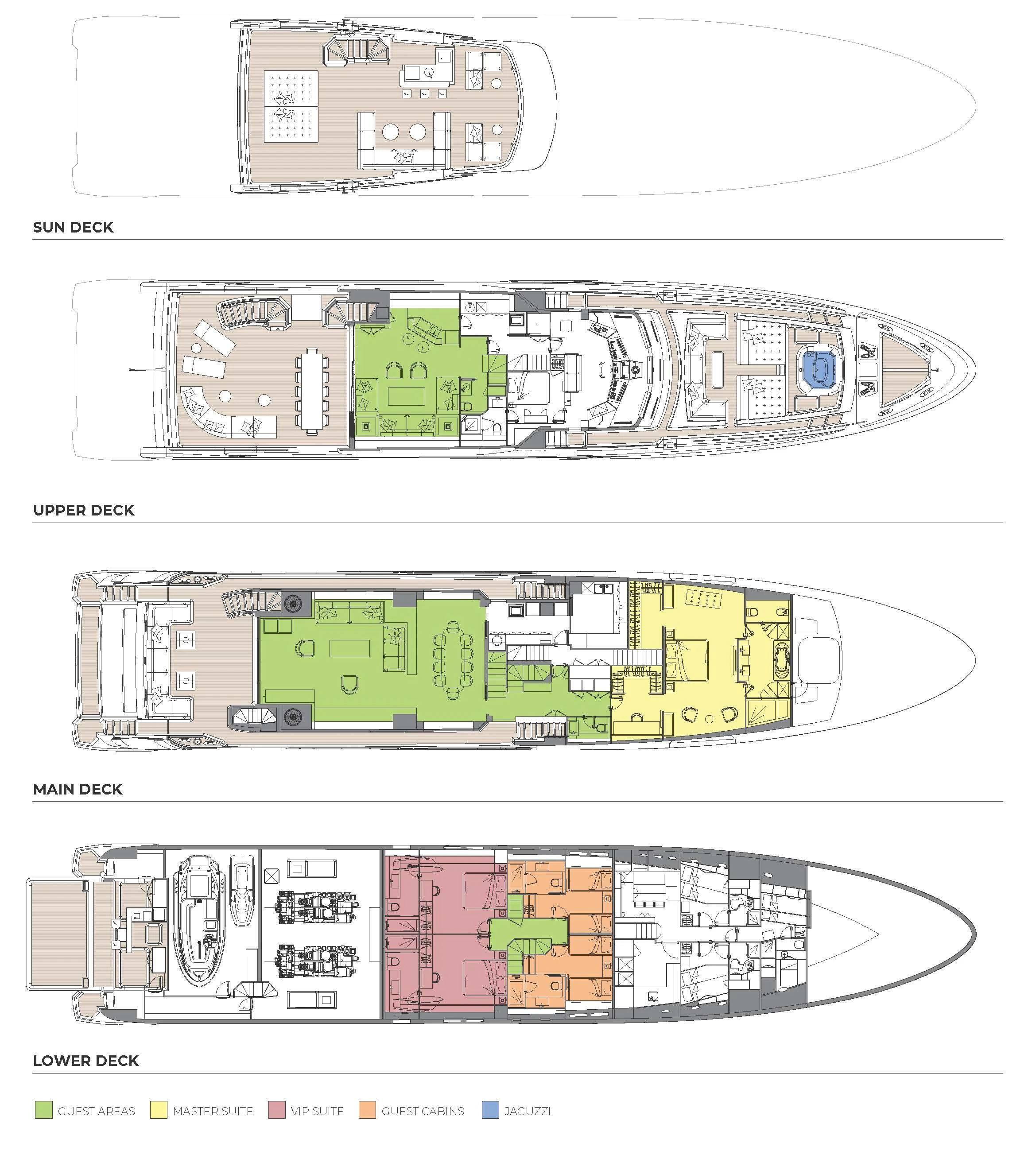 diagram aboard WILLOW Yacht for Charter