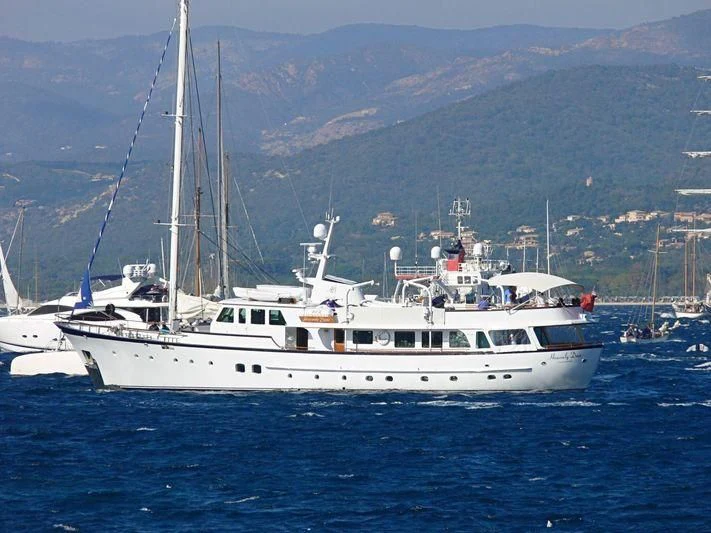 a couple of boats in the water aboard HEAVENLY DAZE Yacht for Sale